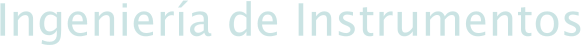 Ingenier�a de Instrumentos