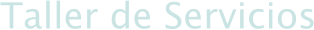 Taller de Servicios